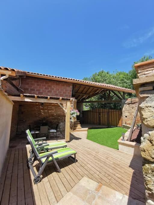 Gite Le Jardin Secret Et Gite Au Temps Suspendu Montpezat  ภายนอก รูปภาพ