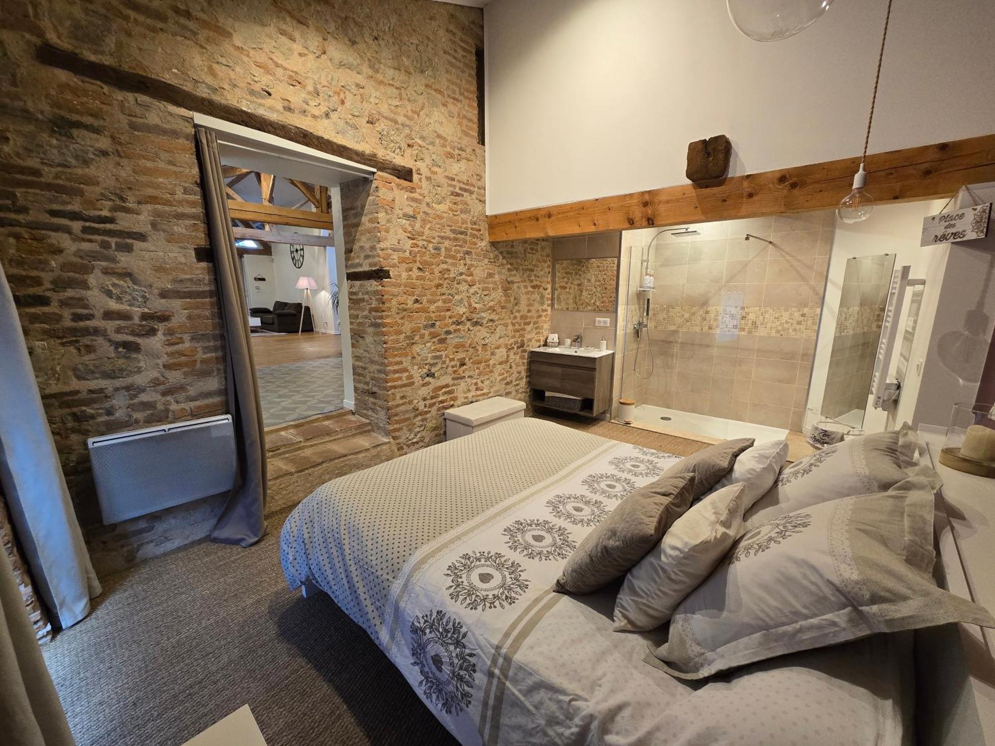 Gite Le Jardin Secret Et Gite Au Temps Suspendu Montpezat  ภายนอก รูปภาพ